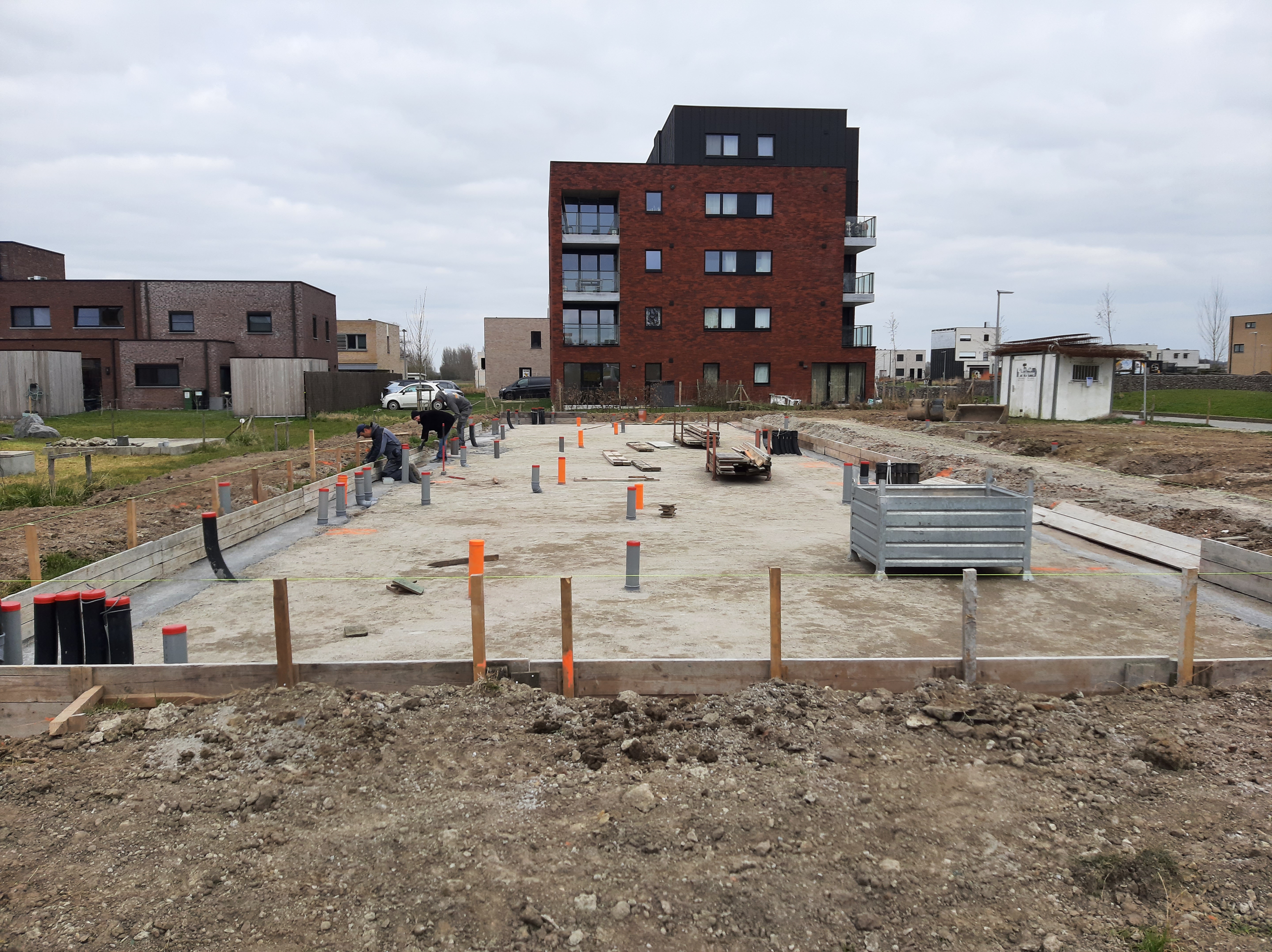 Bekisting voor vloerplaat Lot 81-84